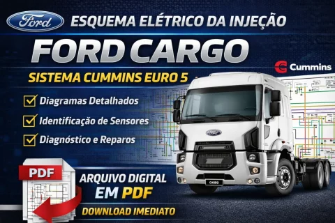 Esquema Elétrico da Injeção Ford Cargo – Sistema Cummins EURO 5 | PDF – Download 1