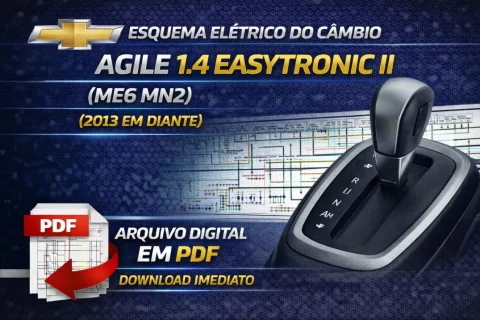 Esquema Elétrico do Câmbio Agile 1.4 Easytronic II (ME6 MN2) – 2013 em diante 1