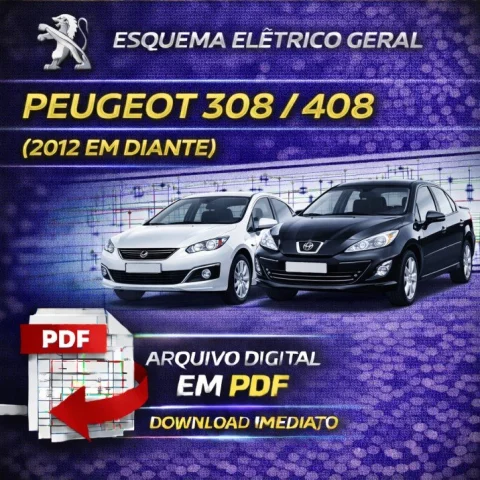 Esquema Elétrico Geral Peugeot 308 / 408 (2012 em diante) – PDF Download 1