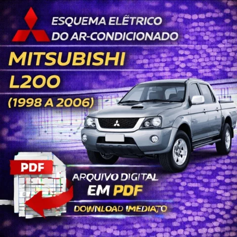 Esquema Elétrico do Ar-Condicionado Mitsubishi L200 (1998 a 2006) – PDF 1