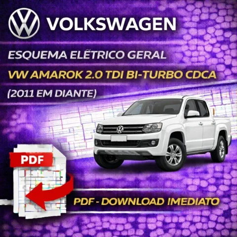 Esquema Elétrico Geral VW Amarok 2.0 TDI Bi-Turbo CDCA (2011 em diante) – PDF 1