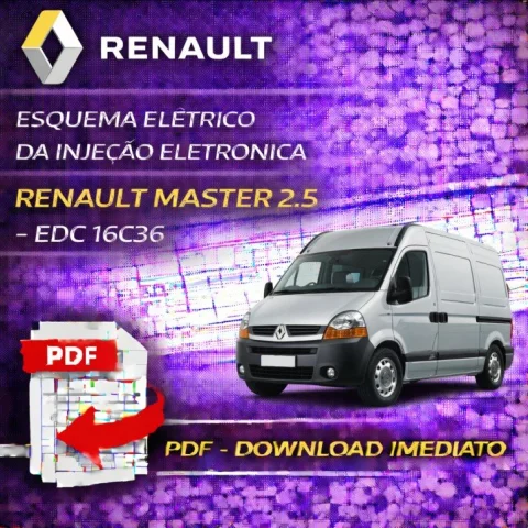 Esquema Elétrico da Injeção Eletrônica Renault Master 2.5 – EDC 16C36 | PDF 1