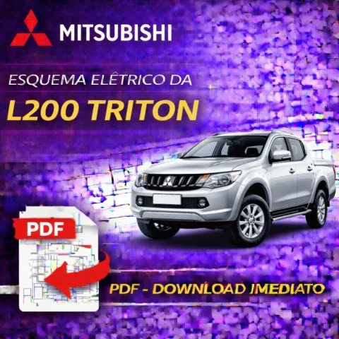 Esquema Elétrico Mitsubishi L200 Triton a partir de 2005 – PDF
