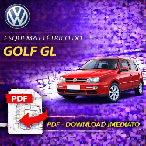 Esquema Elétrico VW Golf GL/GLX 1.8