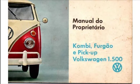 Manual do Proprietário Kombi 1968 (Furgão e Pick-Up 1500) - PDF 1