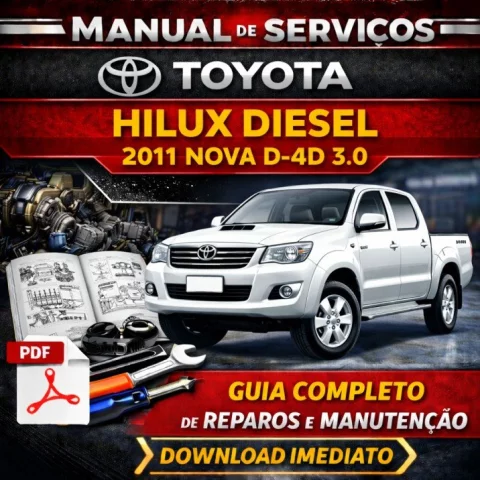 Manual de Serviços Toyota Hilux Diesel 2011 – Nova D-4D 3.0 | PDF | Download 1