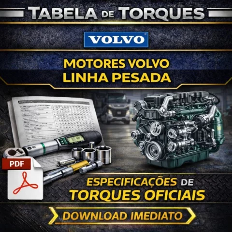 Tabela de Torques Motores Volvo – Linha Pesada | PDF