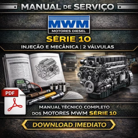 Manual de Serviço MWM Série 10 – Injeção e Mecânica 2 Válvulas | PDF