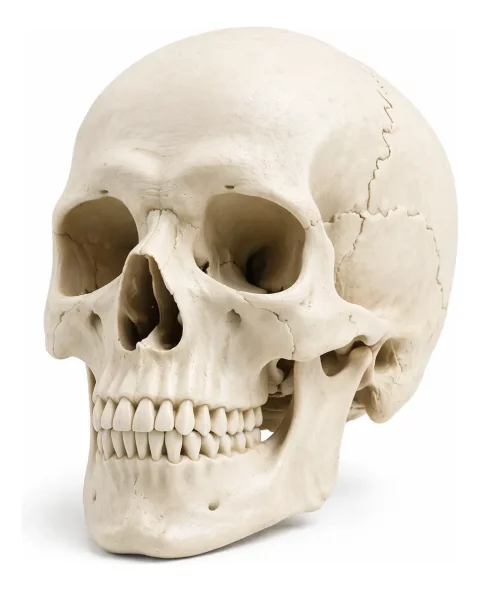 Modelo de Crânio Humano 3D STL em Alta Definição para Impressão 3D