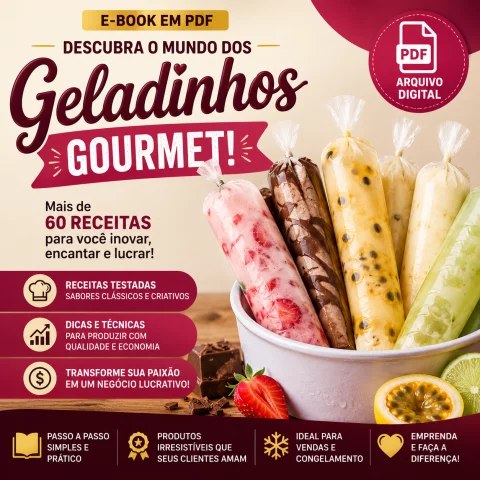 '+60 Receitas Geladinho Gourmet - PDF 1
