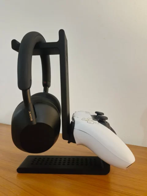 Suporte para Fones e Controle