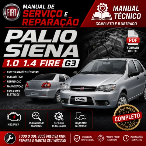 Manual Serviço Reparação Palio Siena 1.0 1.4 Fire G3 1