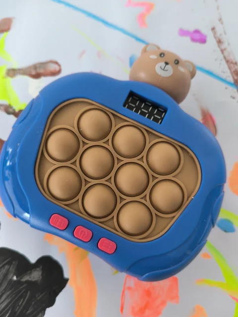 Brinquedo PUSH POP Interativo Fast Push com Urso