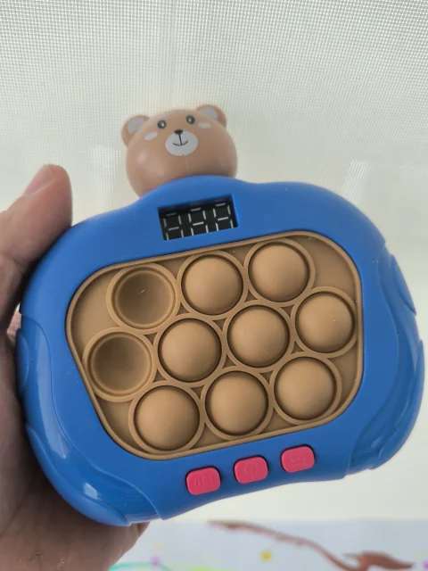 Brinquedo PUSH POP Interativo Fast Push com Urso 3