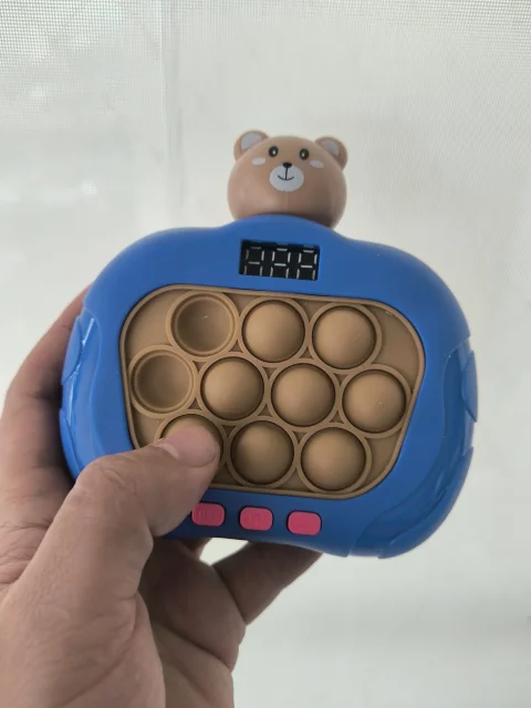 Brinquedo PUSH POP Interativo Fast Push com Urso