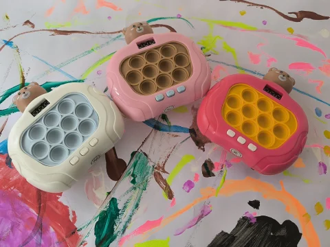 Brinquedo PUSH POP Interativo Fast Push com Urso 6