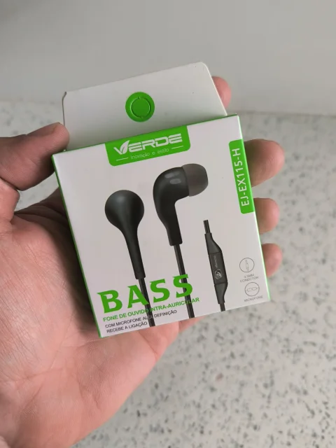 Fone de Ouvido Intra-Auricular Verde EJ-EX115-H 2