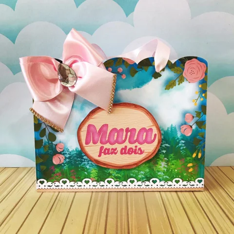 Kit Personalizado Bosque Menina Arquivo Digitai para Festas Infantis 1