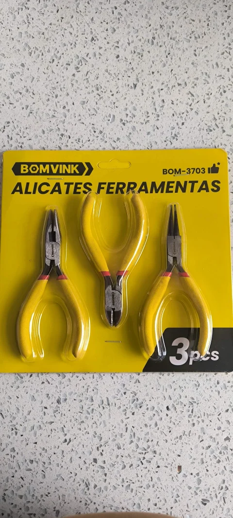 Conjunto de Alicates Ferramentas - 3 Peças