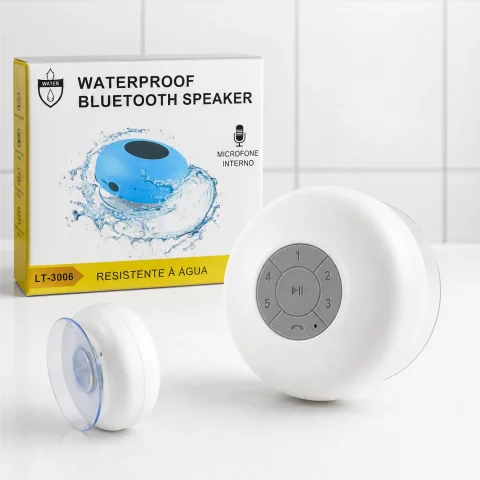 Caixa de Som Bluetooth à Prova d'Água