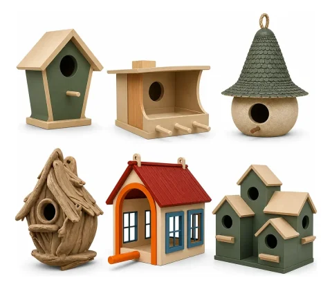 Pack +30 Casas de Pássaros STL e 3MF para Impressão 3D