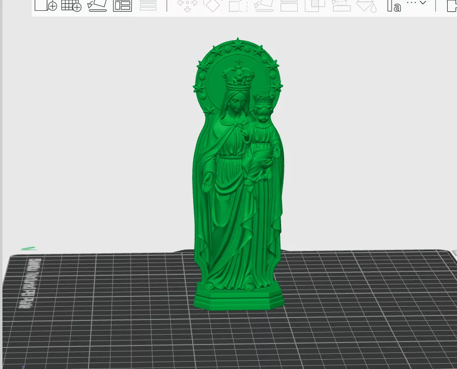 Nossa Senhora do Carmo "Nossa senhora de Nazaré " – Arquivo STL para Impressão 3D
