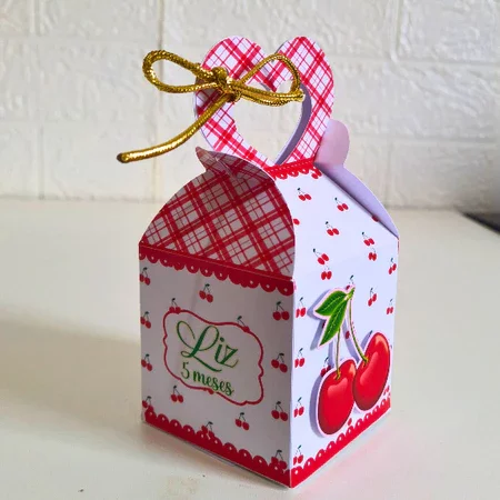 Kit Personalizado Cerejinha Xadrez 3D Arquivo Digital