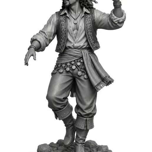 Cigano (Homem Cigano) – Arquivo STL para Impressão 3D
