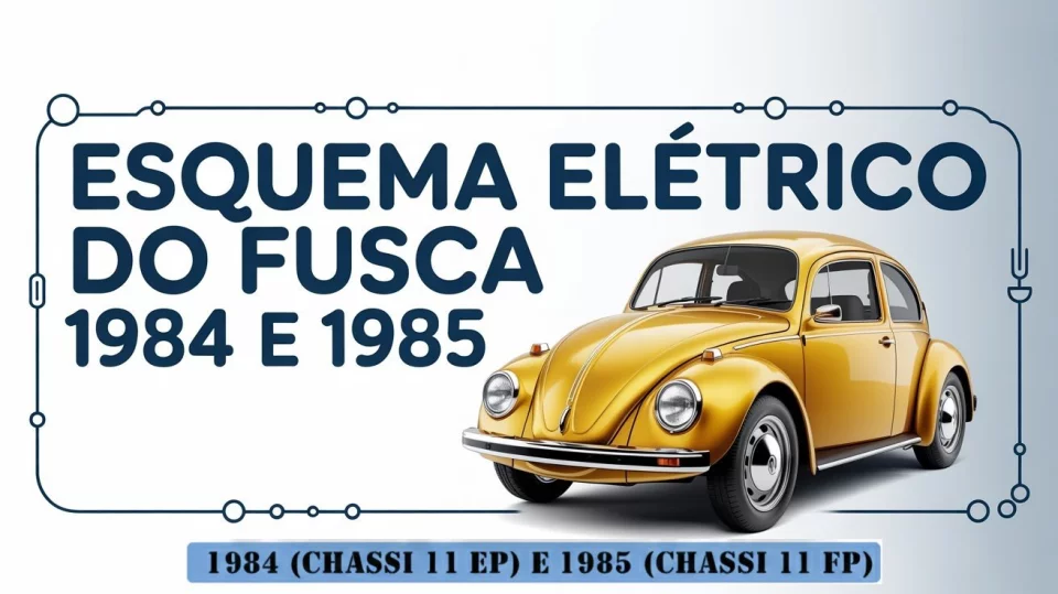 Esquema Elétrico Completo VW Fusca 1984 e 1985