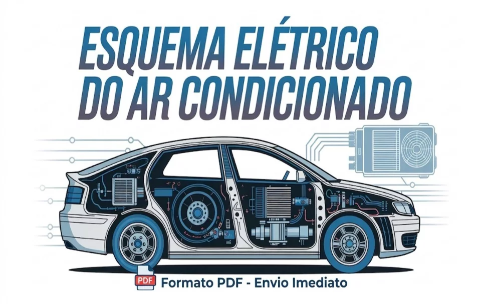 Esquema Elétr. Ar Condicionado VW Parati AP 1.6 Flex 2003 à 2005 – IAW 4AVP BJF