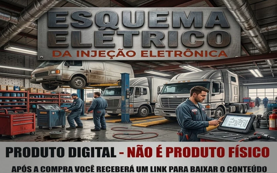 Esquema Elétrico Injeção Eletrônica Mercedes Axor 2644 de 2005 em diante
