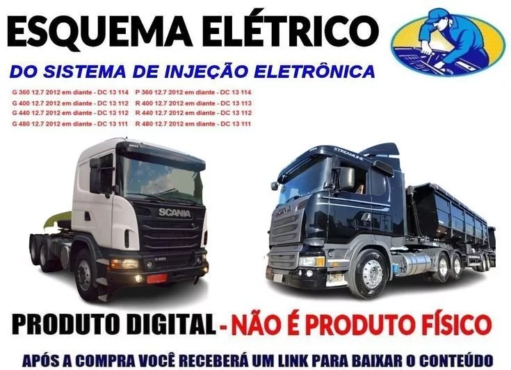 Esquema Elétrico Injeção Eletrônica Scania 360 400 440 480
