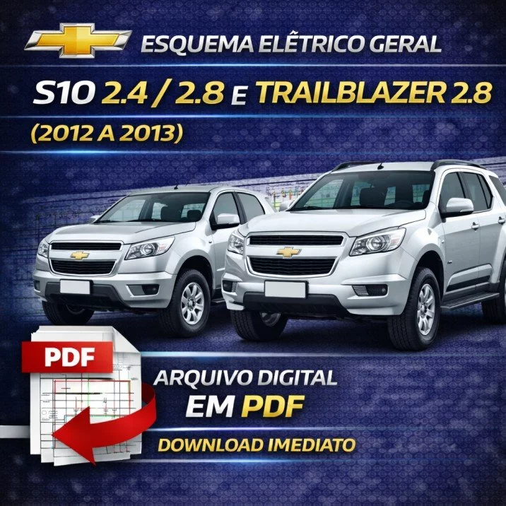 Esquema Elétrico 2.4 / 2.8 e Trailblazer 2.8 (2012 a 2013) – PDF