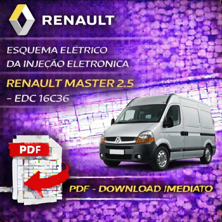 Esquema Elétrico da Injeção Eletrônica Renault Master 2.5 – EDC 16C36 | PDF