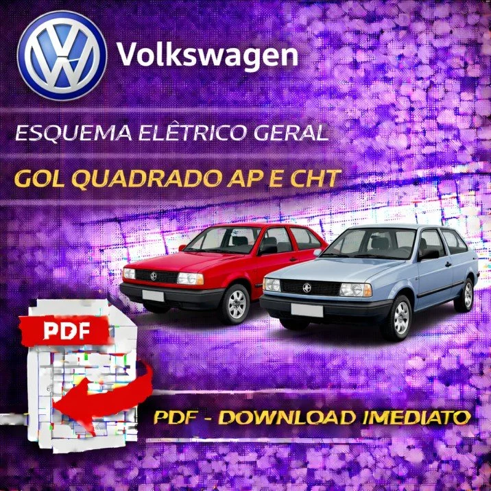 Esquema Elétrico Geral Gol Quadrado AP e CHT – PDF