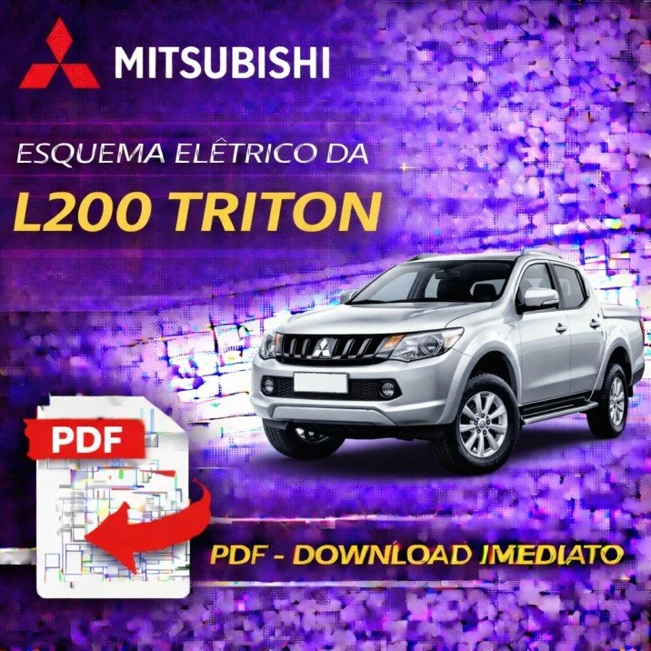 Esquema Elétrico Mitsubishi L200 Triton a partir de 2005 – PDF