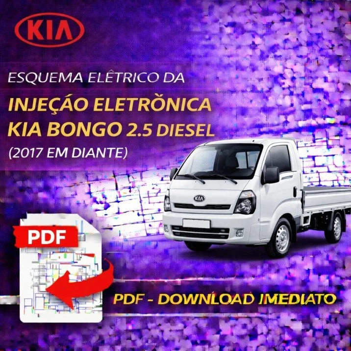 Esquema Elétrico da Injeção Eletrônica Kia Bongo 2.5 Diesel (2017 em diante) PDF
