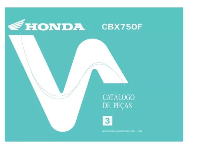 Catálogo De Peças Honda Cbx750 86/90- PDF