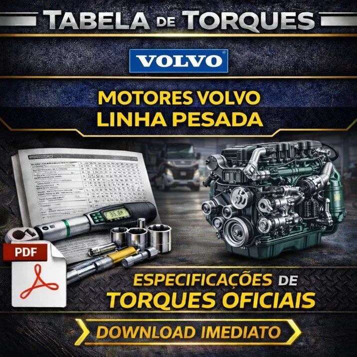 Tabela de Torques Motores Volvo – Linha Pesada | PDF