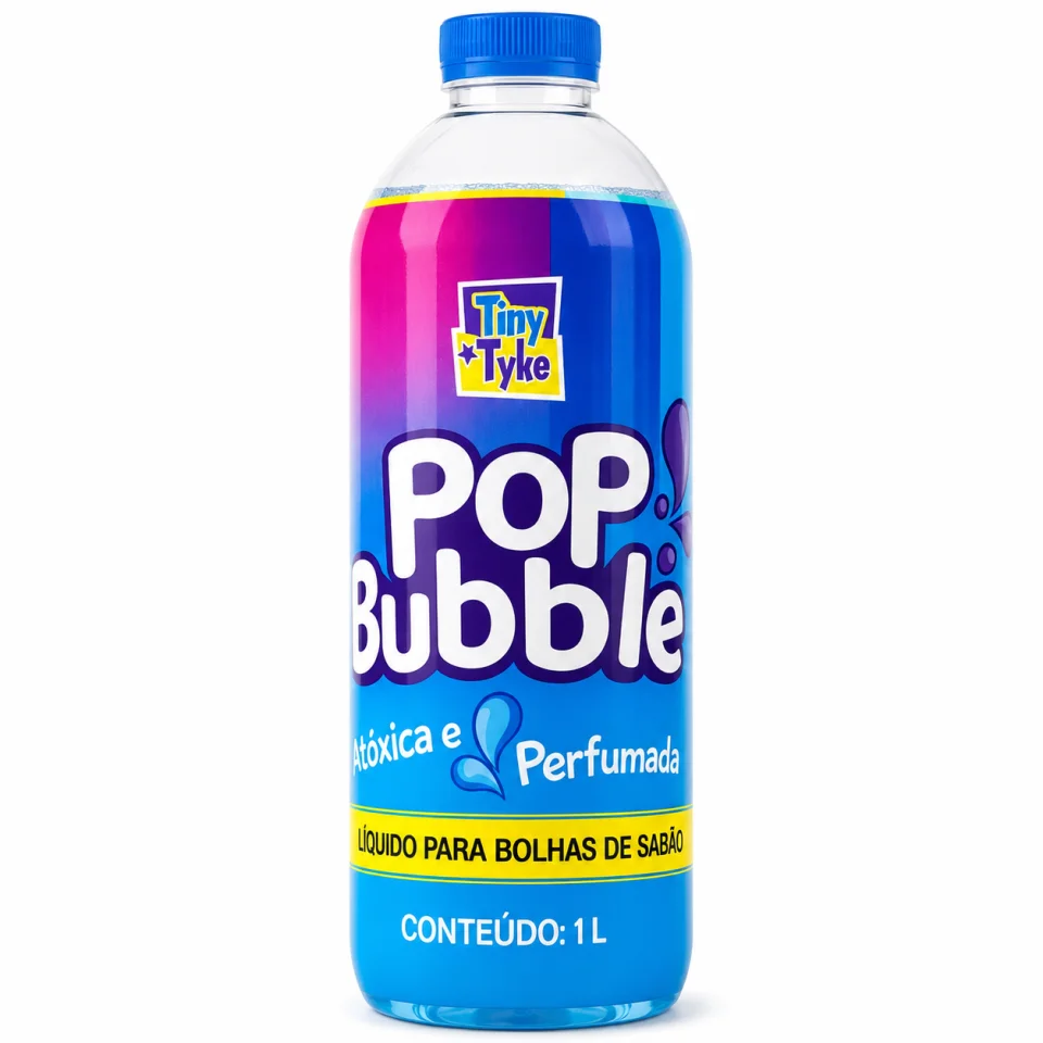 Refil Líquido para Bolhas de Sabão Pop Bubble - 1L