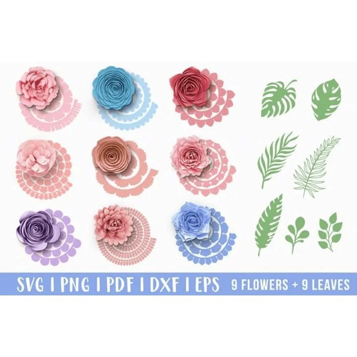 Flores para decoração em geral - Topos e afins - Arquivo Digital