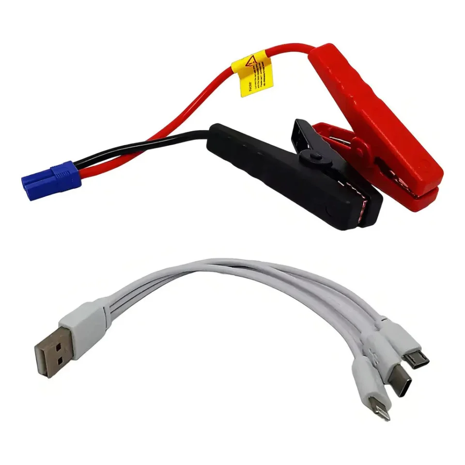 Auxiliar de Partida Portátil 12V 10800mAh 500A com USB para Carro