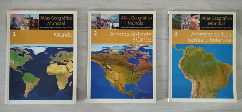 Coleção Atlas Geográfico Mundial (volumes 1 ao 8)