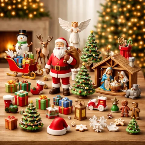 Pack +100 Arquivos STL de Natal para Impressão 3D – Enfeites e Decorações
