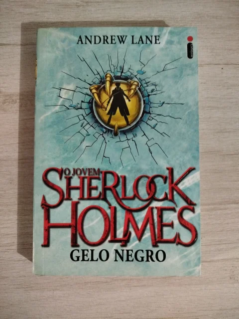 Livro O Jovem Sherlock Holmes Gelo Negro - Andrew Lane
