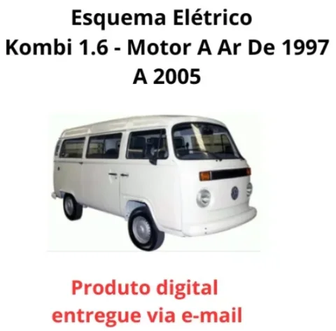 Esquema Da Injeção Vw Kombi 1.6 - Motor A Ar De 1997 A 2005