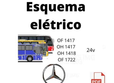 Esquema Elétrico Mercedes Of 1417 Oh 1417 Oh 1418 Of 1722