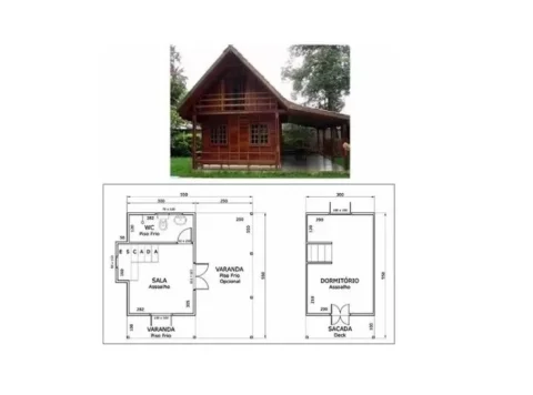 Vários Projetos Para Construir Casa De Madeira Detalhados
