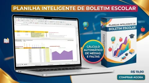 Planilha de Boletim Escolar Inteligente