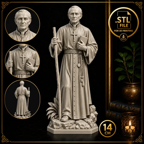 São José de Anchieta – Arquivo STL para Impressão 3D | Estátua de Santo Católico